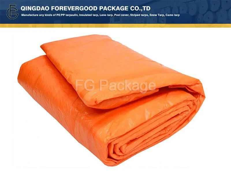 Orange PE Insulated Tarps