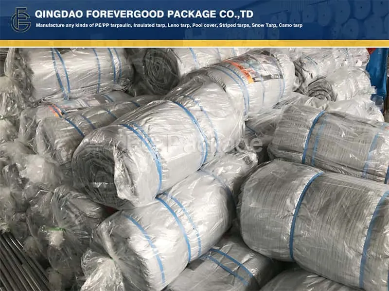 Silver Insulated Tarps Curing Blanket Roll