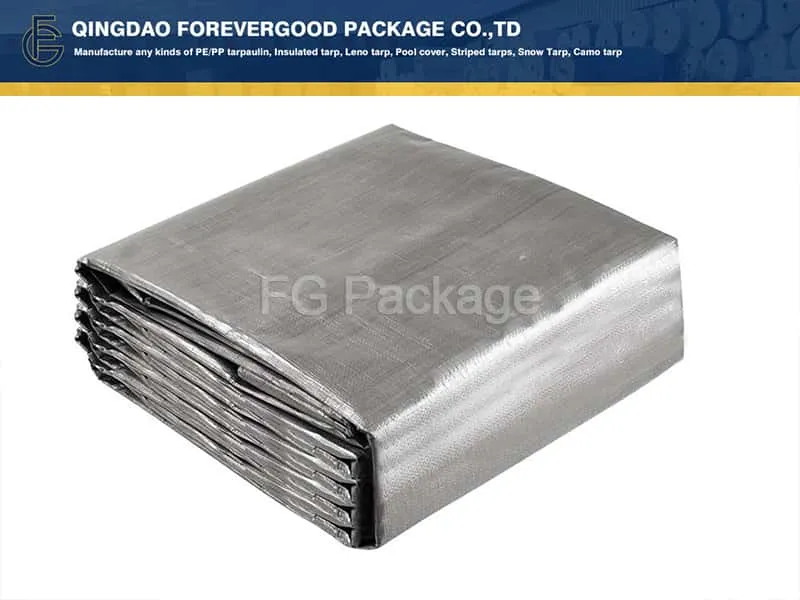 Silver Durable PE Tarpaulin Cover
