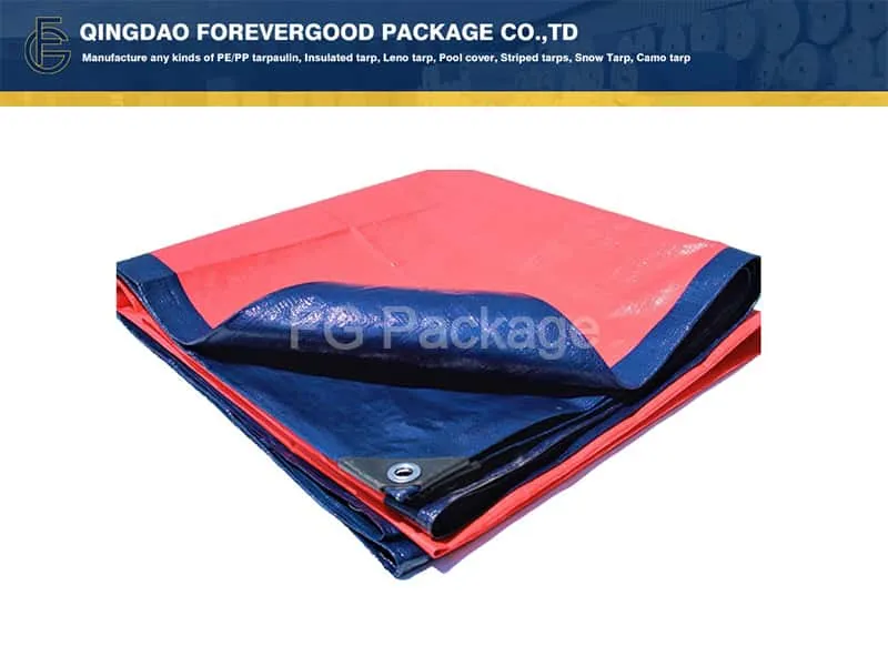 Blue Orange 90gsm PE Tarpaulin Sheet