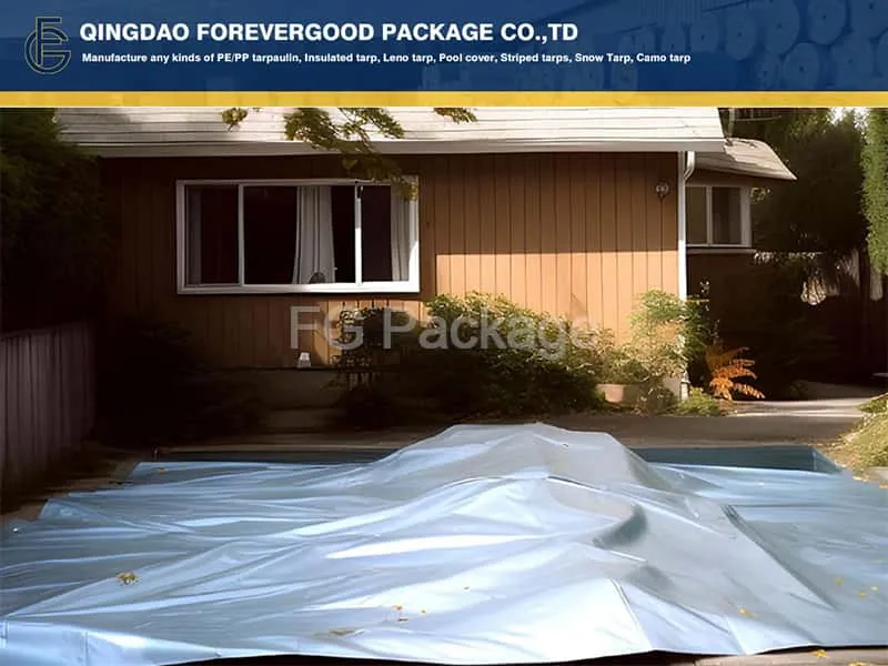 Swimming Pool PE Tarpaulin Cover