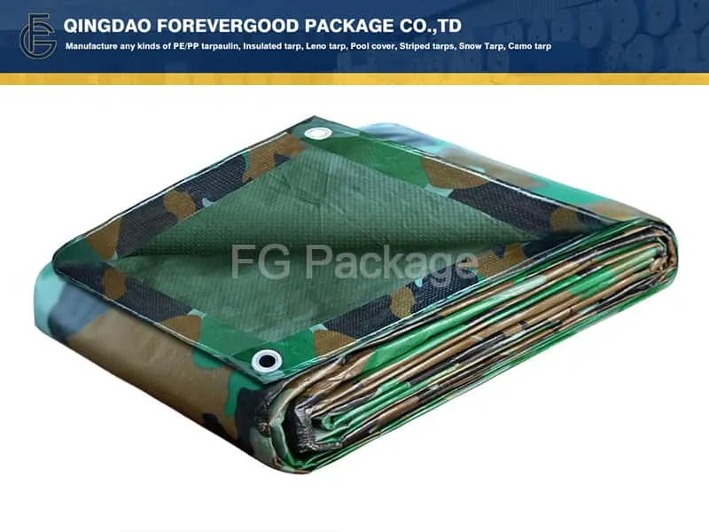 Light Duty Camouflage Tarps 