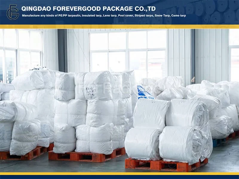 White Construction Used PE Tarpaulin Mateirials Sheet