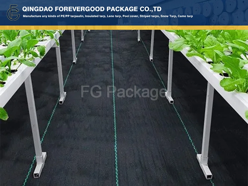 PP Woven Weed Mat For Ground Cover Hydroponic Carpet 500x500