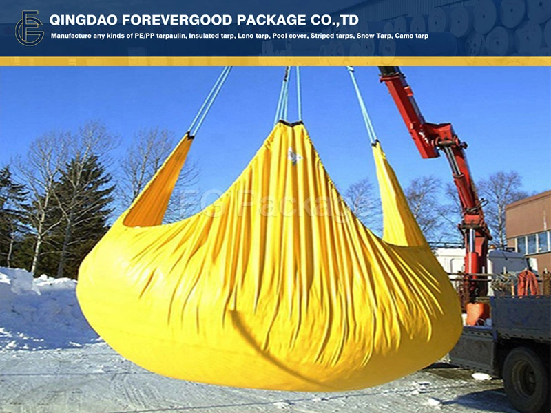 Anti Slip PVC Snow Removal Tarp 18oz PVC Vinyl Coated Tarpaulin Construction Tarp